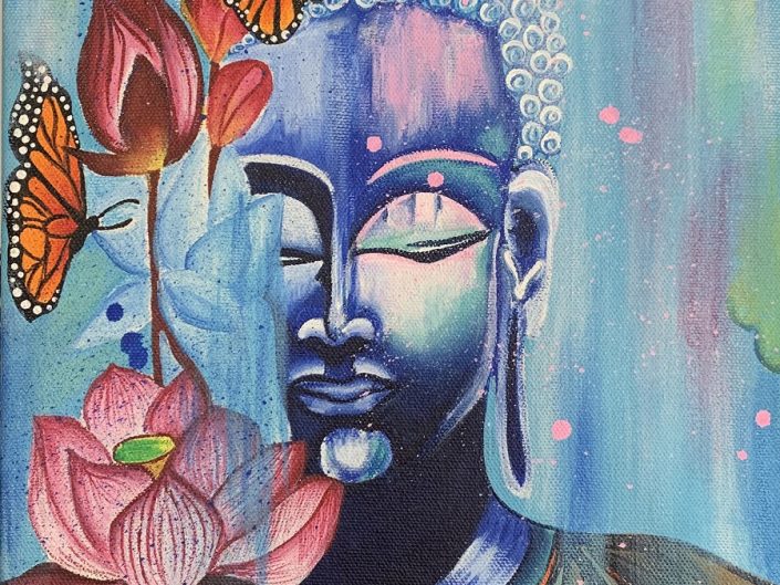 BUTTERFLIES BUDDHA