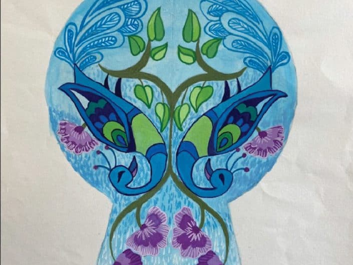 Azure Plumage Harmony