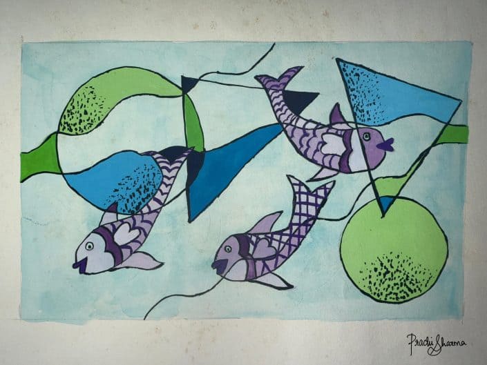 Abstract Aquatic Symphony 1